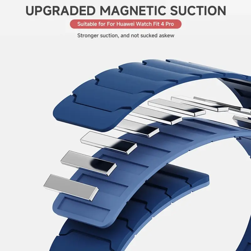 Magnetic Strap for Huawei Watch Fit 4/3/2/1 Band Silicone Bracelet for Huawei Watch Fit3 Strap for Huawei Fit4Pro Correas 4/4pro