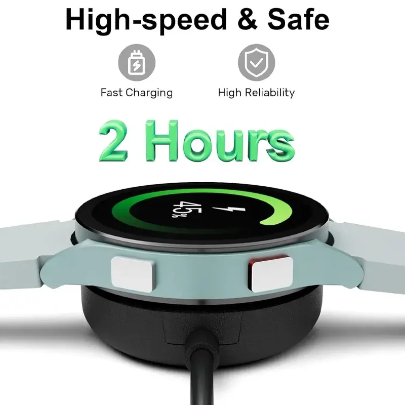 Fast Magnetic Charger Cable For Samsung Galaxy Watch 6 Classic 47mm 43mm Watch 5 Pro Watch 4 Charging Bracket USB TypeC