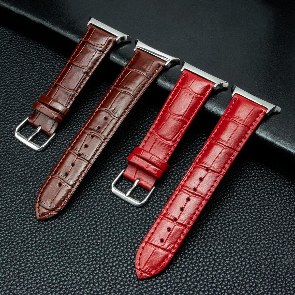 Leather Band for Samsung Galaxy Watch 7 Ultra 47mm No Gaps Strap Smart Watch Bracelet for Galaxy Watch 7Ultra Wristband Correa
