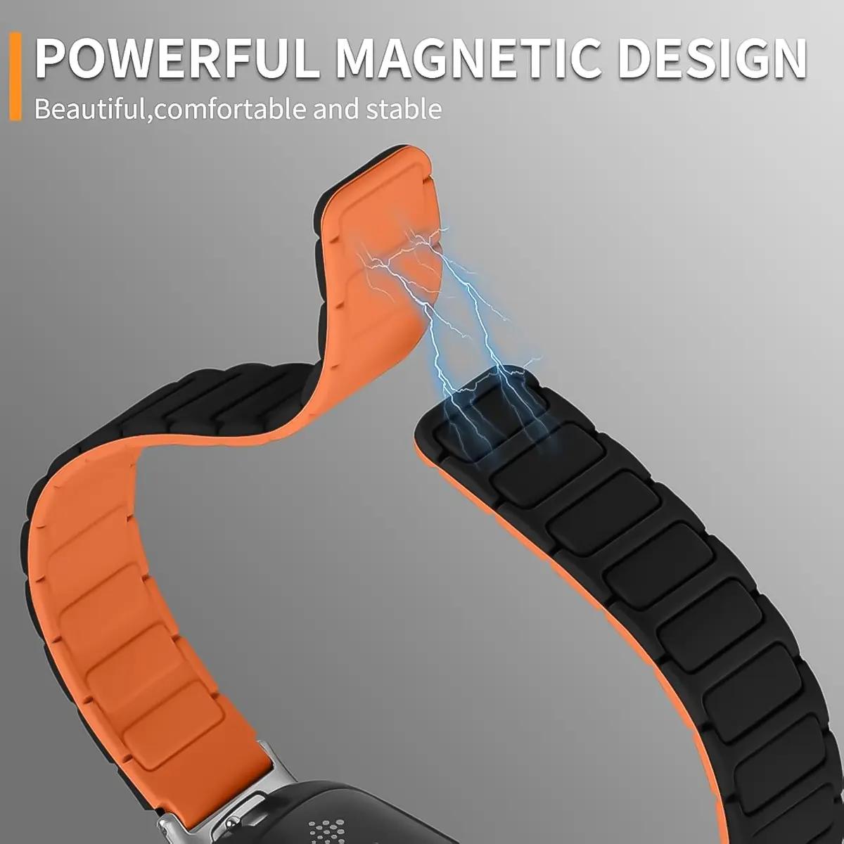 Magnetic Silicone Strap For Xiaomi Mi Band 8 Sport Wristband For Xiaomi Watch Miband 9 8/NFC Accessories Watchcase Bracelet