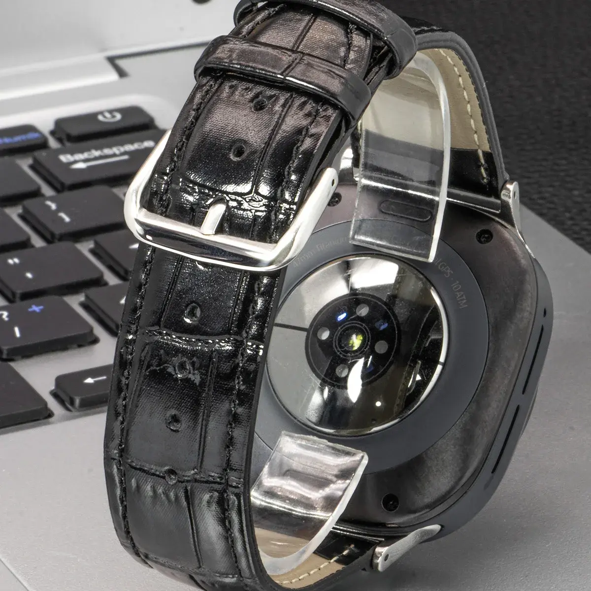 Leather Band for Samsung Galaxy Watch 7 Ultra 47mm No Gaps Strap Smart Watch Bracelet for Galaxy Watch 7Ultra Wristband Correa