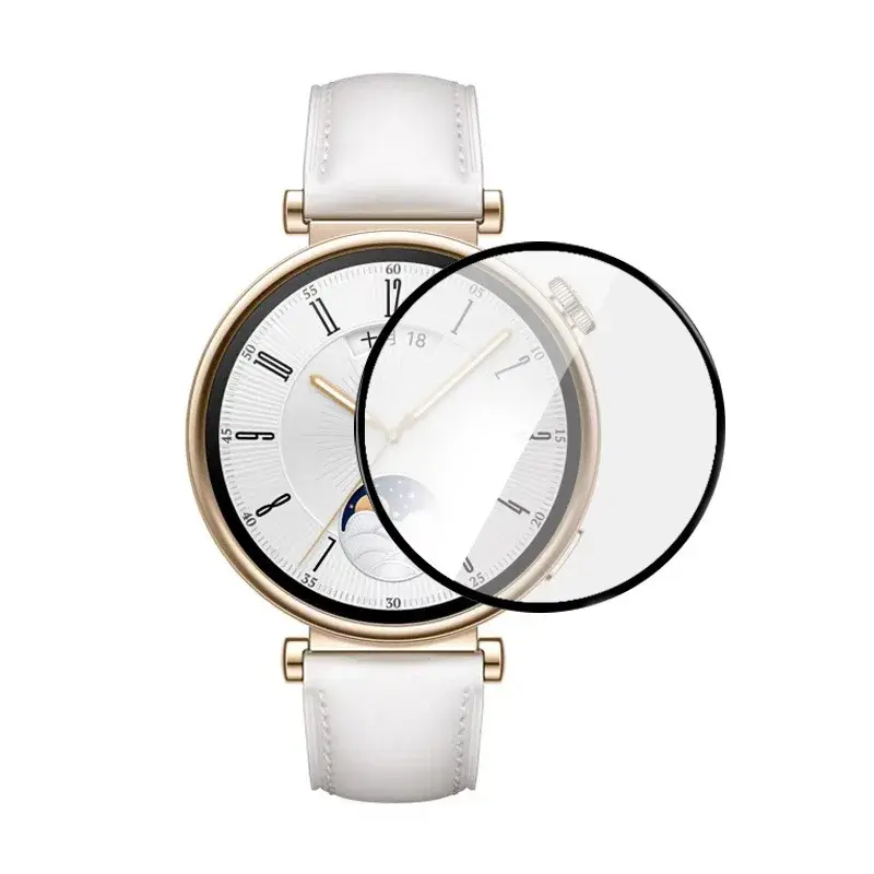 Full Coverage Protective Screen Protector for Huawei Watch GT 4 GT4 46mm 3D Curved Screen Protector Ultra-HD Film Accessories