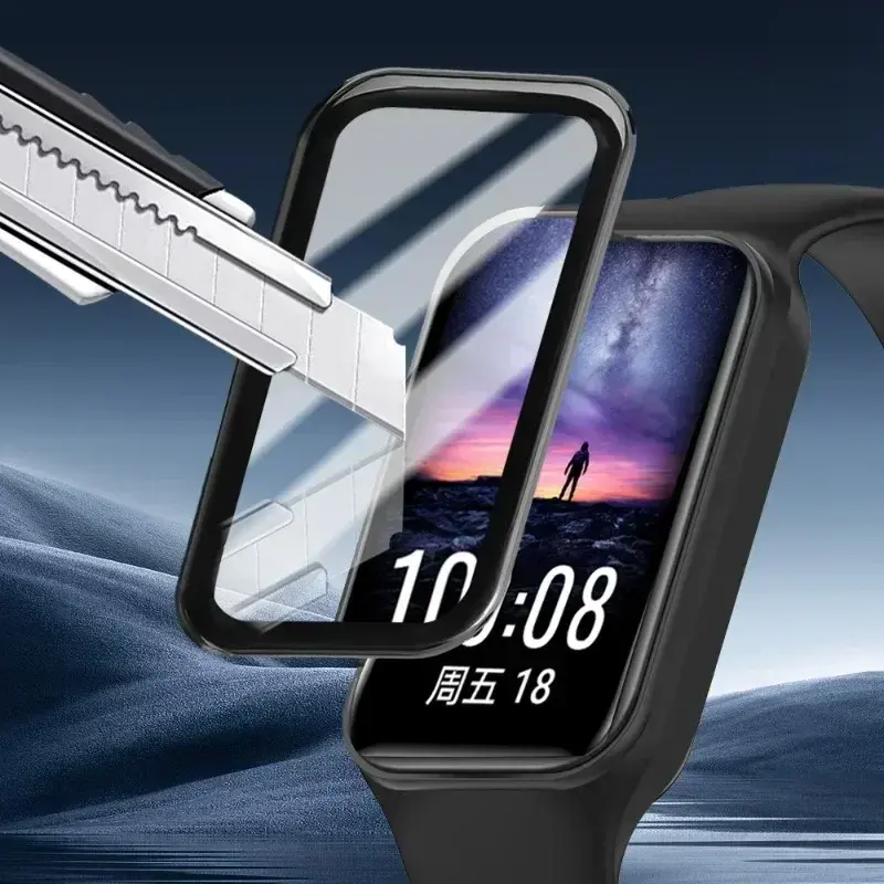 1-5PCS 3D Curved Protective Glass For Xiaomi Band 8 9 Active Smart Watch Screen Protector Films Cover Smartwatch Accessories