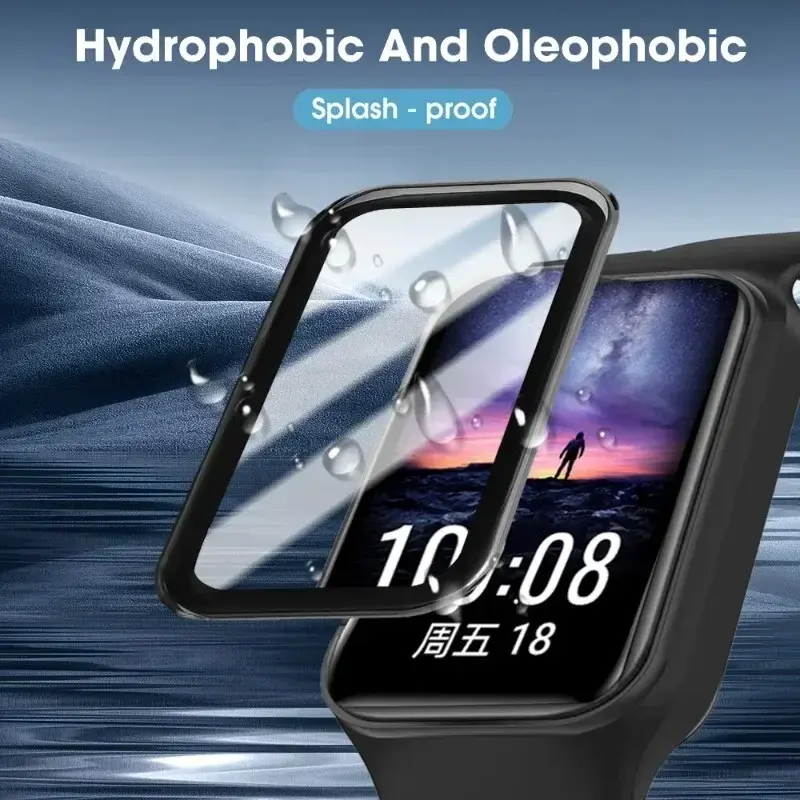 1-5PCS 3D Curved Protective Glass For Xiaomi Band 8 9 Active Smart Watch Screen Protector Films Cover Smartwatch Accessories