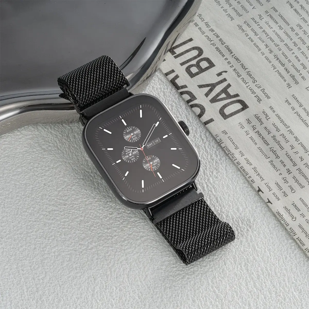 Milanese Metal Band for Redmi Watch 4 5 Watchband Stainless Steel Link Bracelet for Xiaomi Mi Band 9Pro/8Pro Smart Accessories