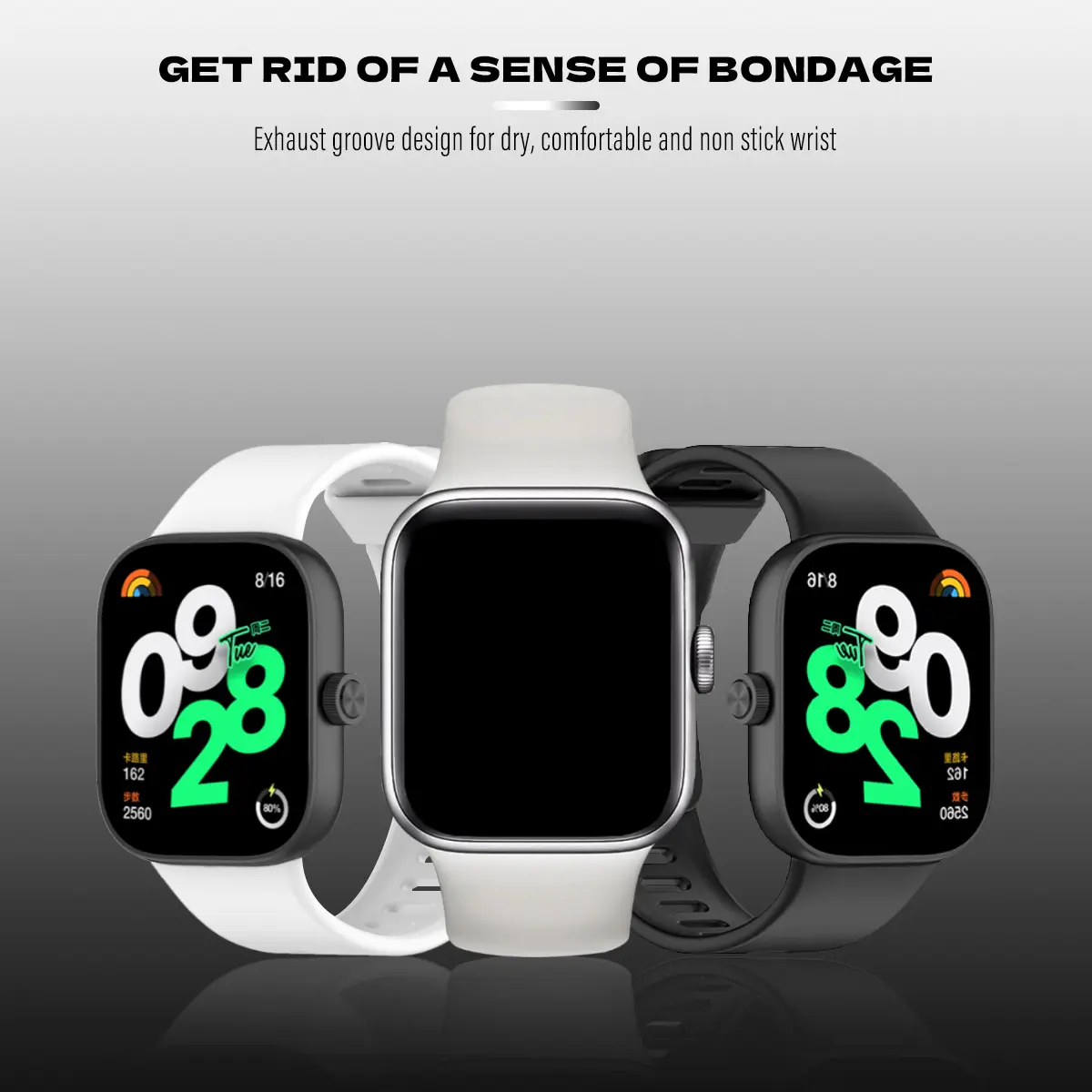 Silicone Strap For Redmi Watch 4 Smart Watch Bracelet Replacement Correa For Xiaomi Mi Band 8 Pro Watch 4 WristBand Accessories