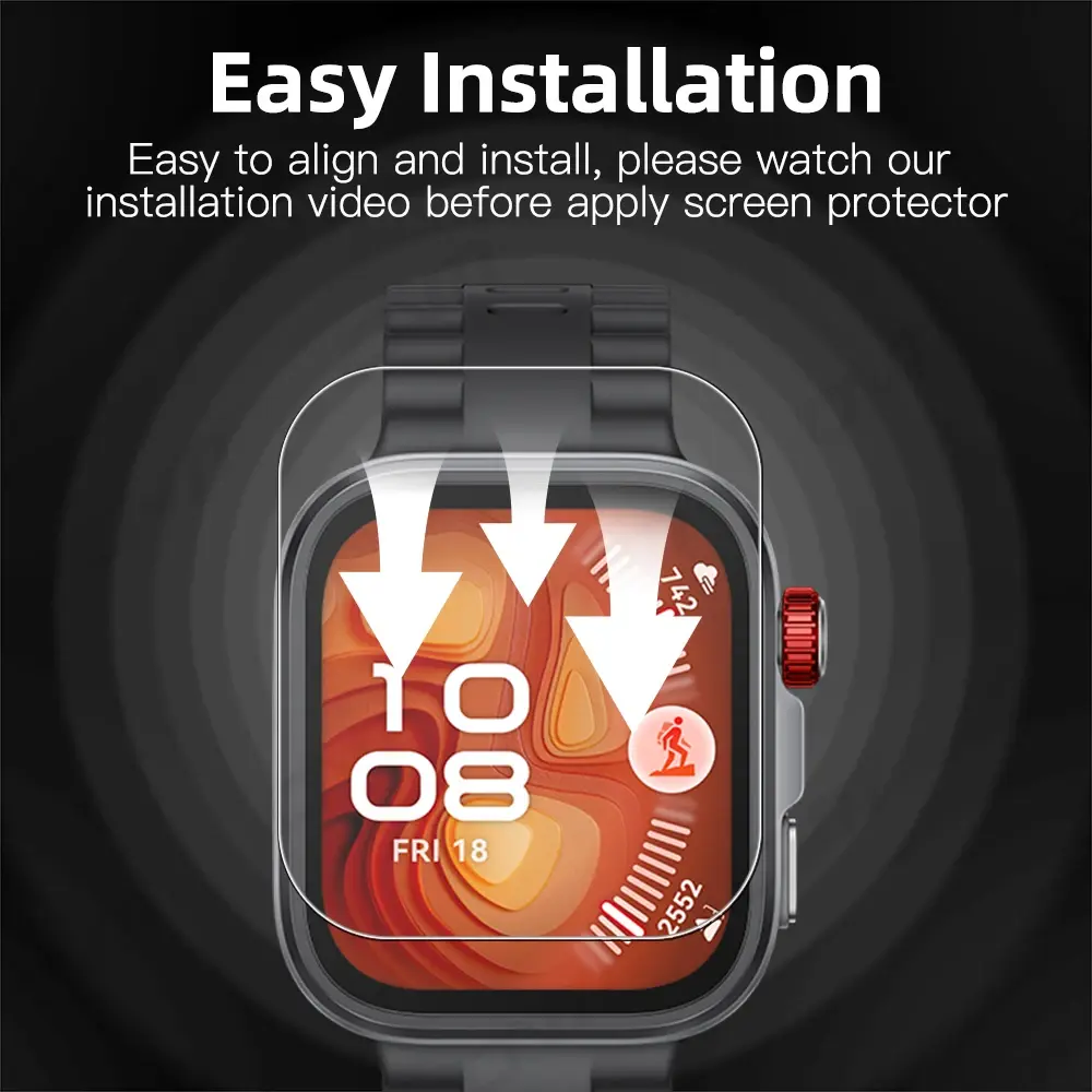 1-5Pcs 9H Tempered Glass for Huawei Watch Fit 4Pro Screen Protector Film for Huawei Fit4Pro with Quick Installation Tool 2025
