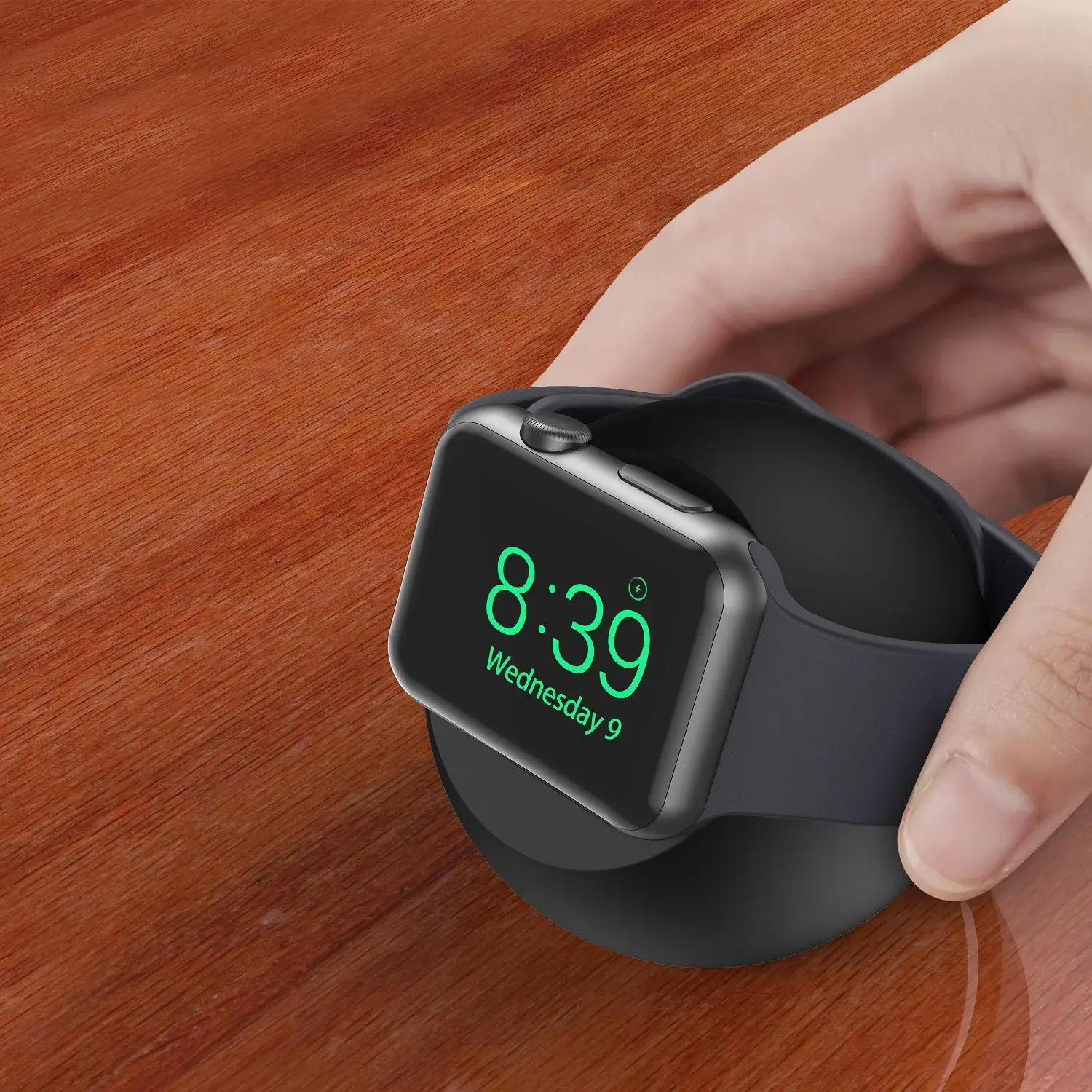 Charger Stand For Apple Iwatch Series Charger Dock Station Desk Ball Shape MagneticSilicone Bracket Watch Charging Cable Holder