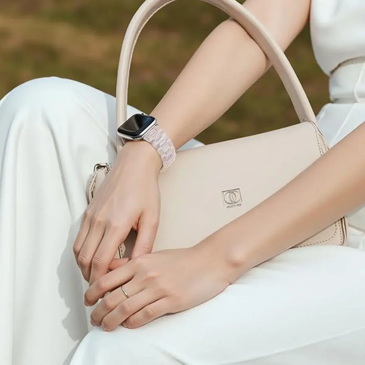 Strap for Apple Watch Band 46mm 44mm 40mm 45mm 49mm 38mm 42mm 41mm Fashion Wrist Band for IWatch Series 10 8 7 6 5 4 3 2 1 Ultra