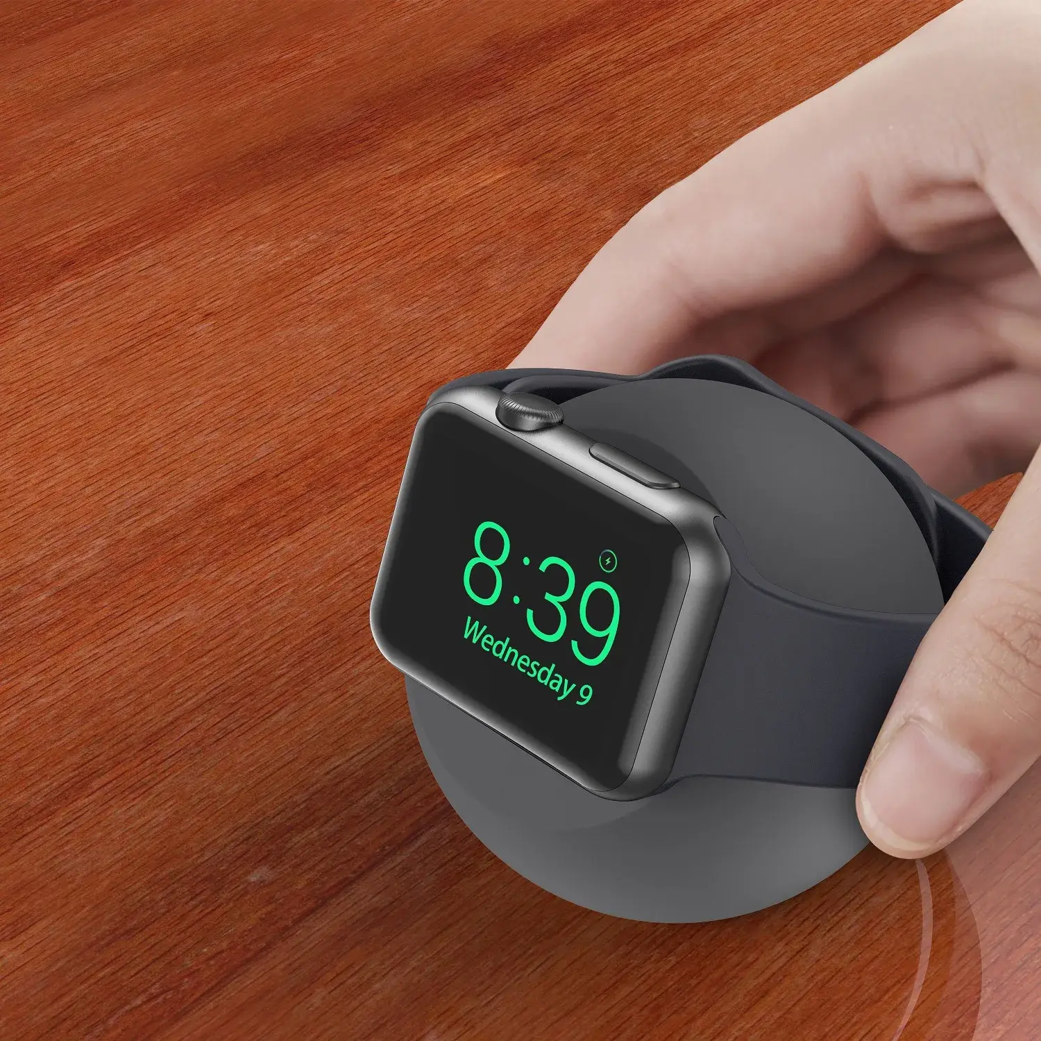 Charger Stand For Apple Iwatch Series Charger Dock Station Desk Ball Shape MagneticSilicone Bracket Watch Charging Cable Holder