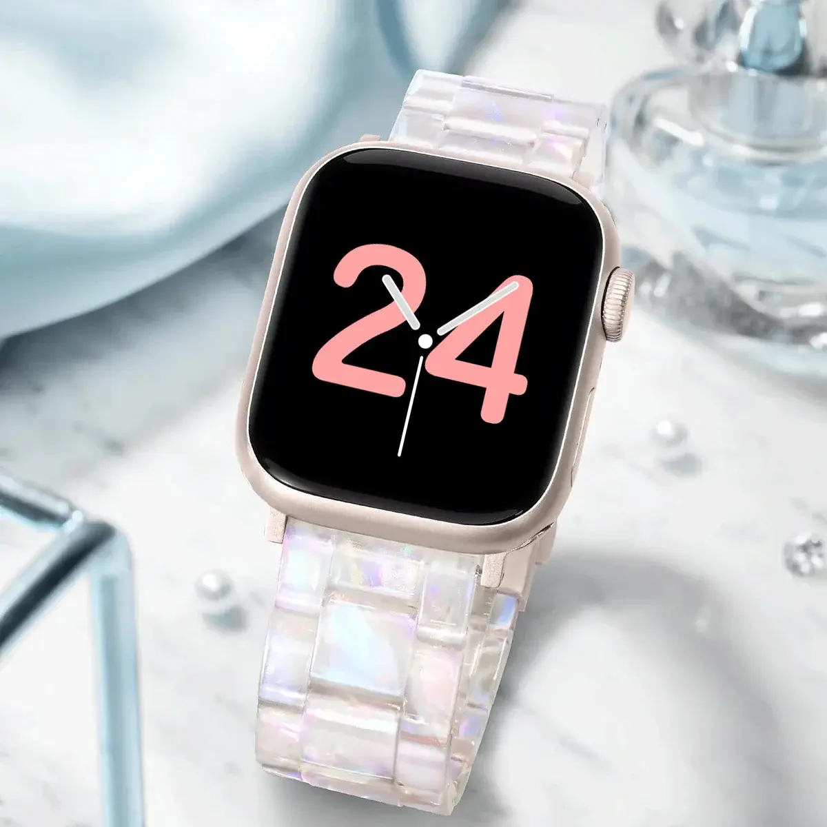 Strap for Apple Watch Band 46mm 44mm 40mm 45mm 49mm 38mm 42mm 41mm Fashion Wrist Band for IWatch Series 10 8 7 6 5 4 3 2 1 Ultra