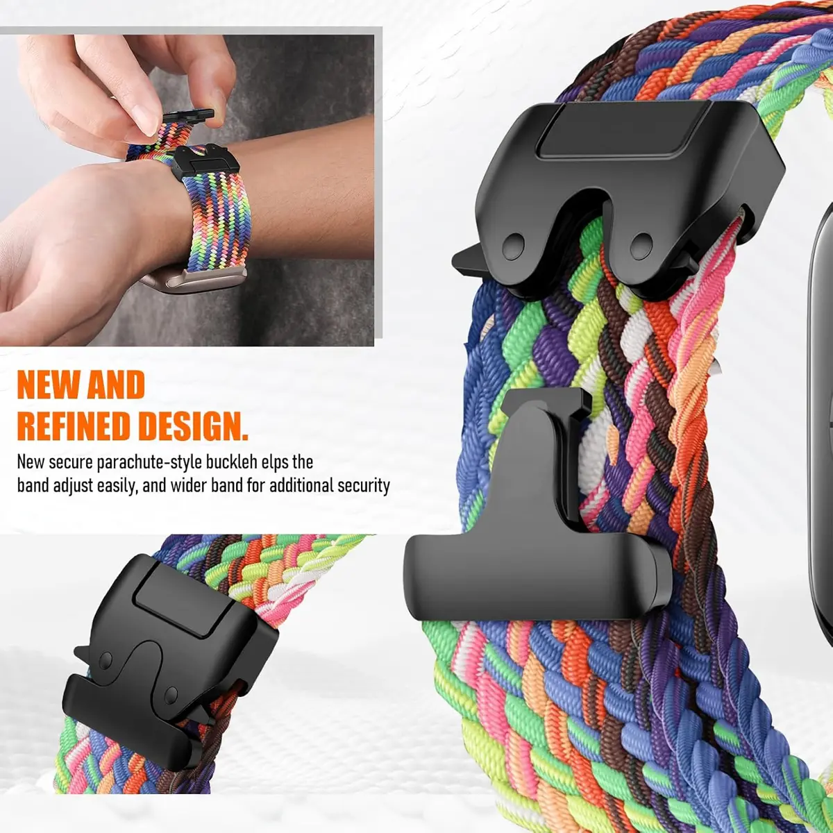 Nylon Sports Strap for Samsung Galaxy Watch 7 Ultra 47mm Braided Band Bracelet for Galaxy Watch 7 Ultra Band Wristband Correa
