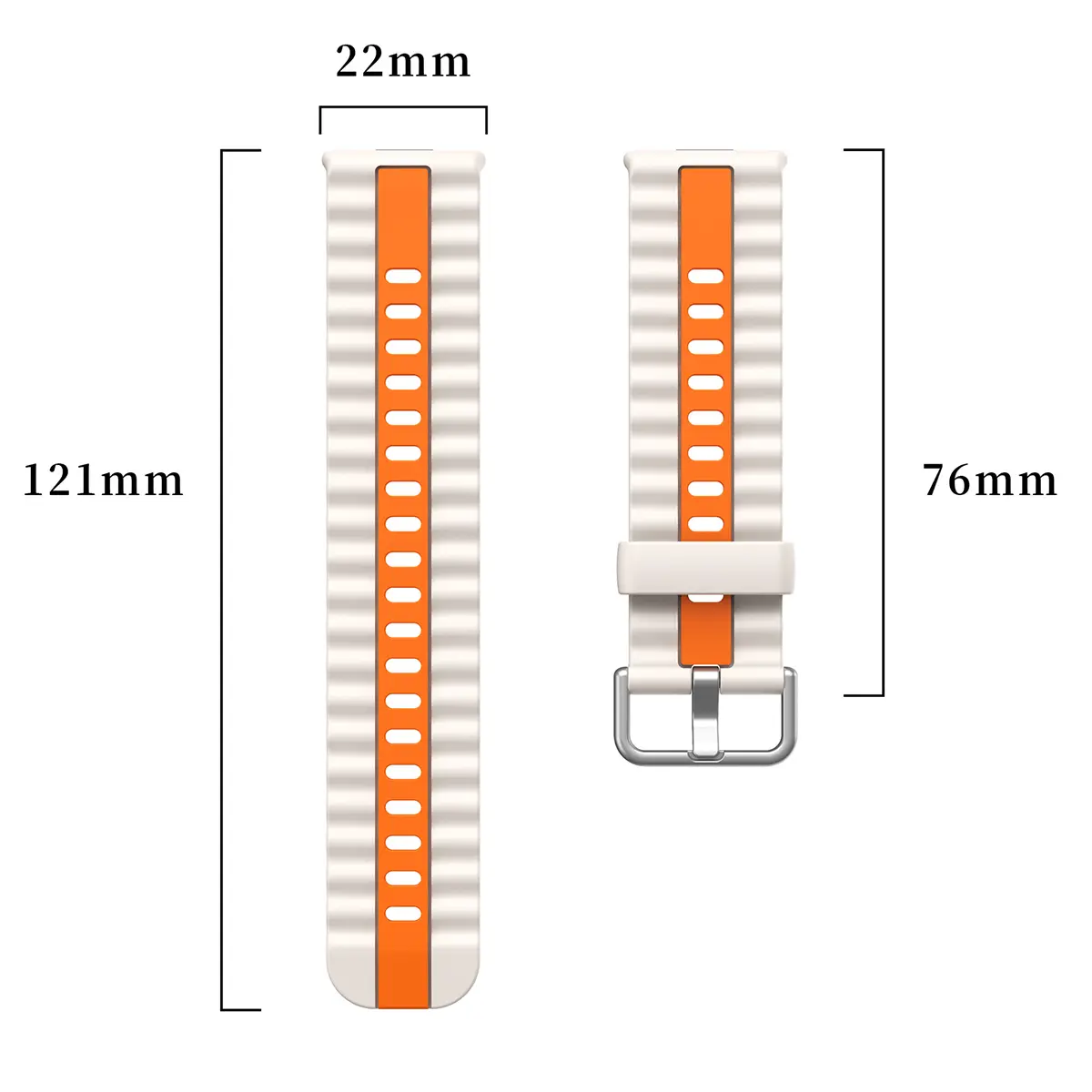 Two-tone Silicone Strap for Huawei Watch Fit 4 Pro 3 Sports Bracelet Wristband Belt for Huawei Watch Fit 4 3 Correa Accessories