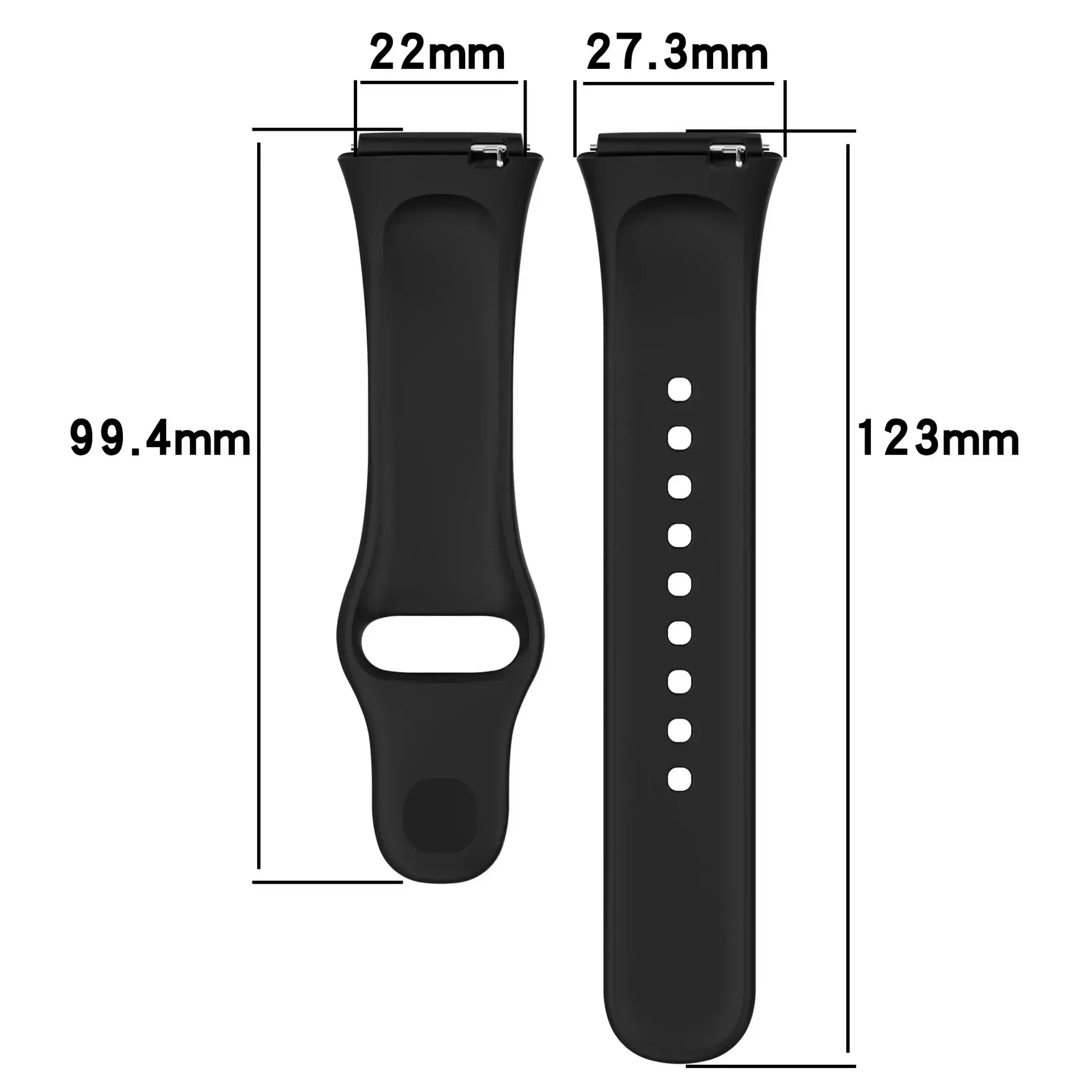 Silicone WatchBand Strap For Xiaomi Redmi Watch 3 SmartWatch Wristband Bracelet for Xiaomi Redmi Watch 3 Active/Lite Strap