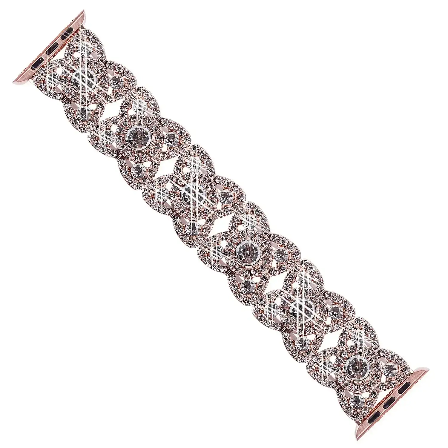 Bling Band for Apple Watch Ultra 40mm 42mm 44mm 41mm 45mm 46mm 49mm Diamond Metal Wristband Strap Iwatch Series 10 9 8 7 6 5 4 3