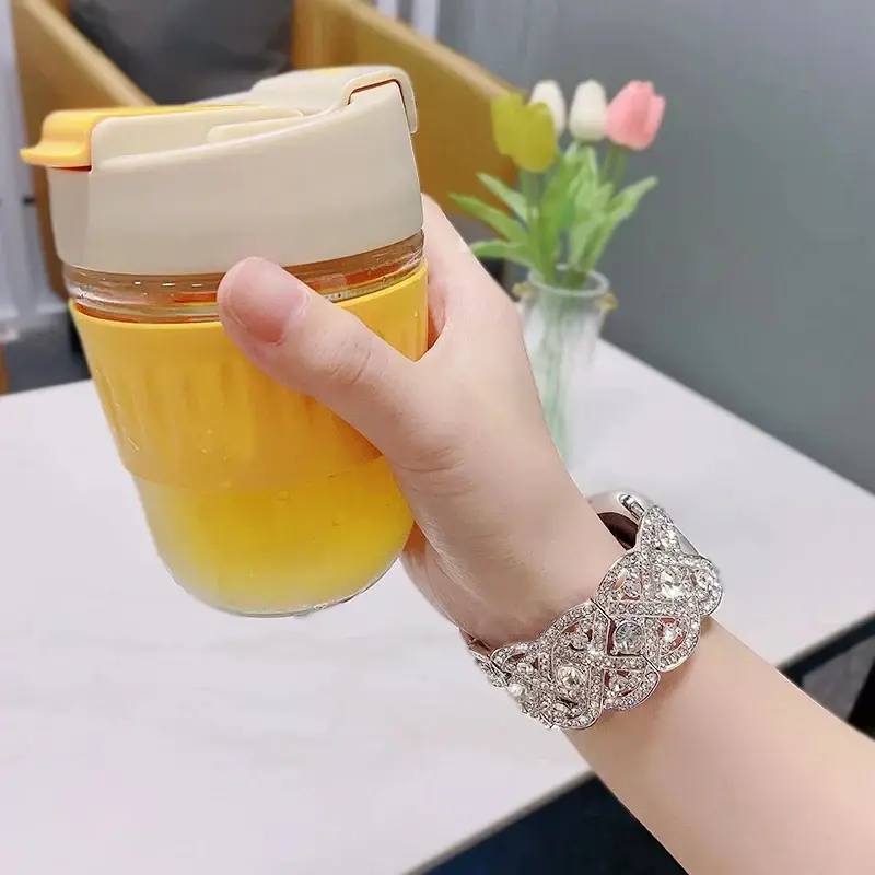 Bling Band for Apple Watch Ultra 40mm 42mm 44mm 41mm 45mm 46mm 49mm Diamond Metal Wristband Strap Iwatch Series 10 9 8 7 6 5 4 3
