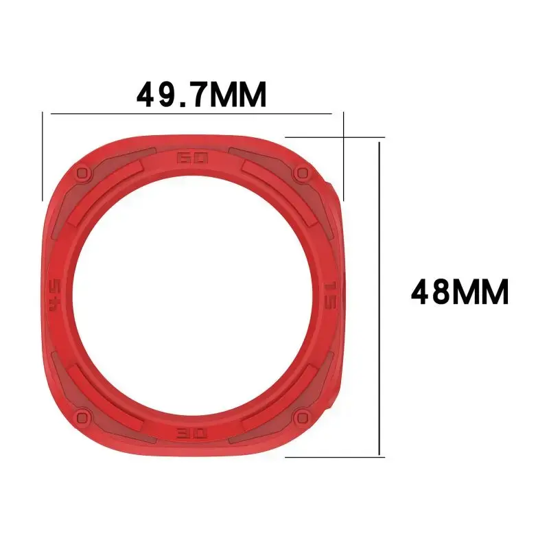 Silicone Case For Samsung Galaxy Watch 7 Ultra 47mm  Protective Cover Shell Watch Strap Watch7 TPU Protector Box Accessories