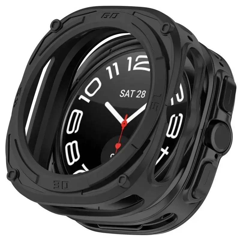 Silicone Case For Samsung Galaxy Watch 7 Ultra 47mm  Protective Cover Shell Watch Strap Watch7 TPU Protector Box Accessories
