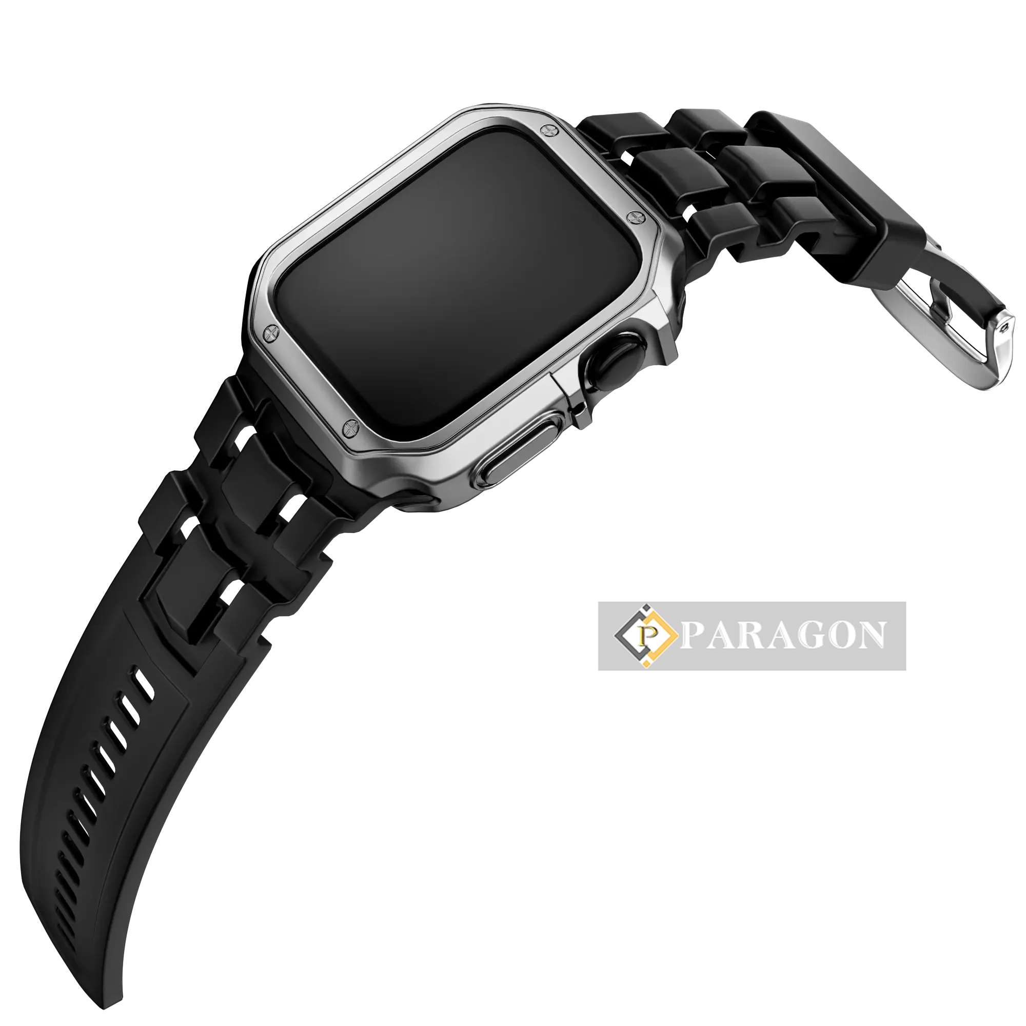 Silicone Rubber Strap+Case for Apple Watch 49mm 45mm 44mm TPU Band  for i watch 45mm 44MM Ultra Series9 8 7 6 5 4 se 3 2 1