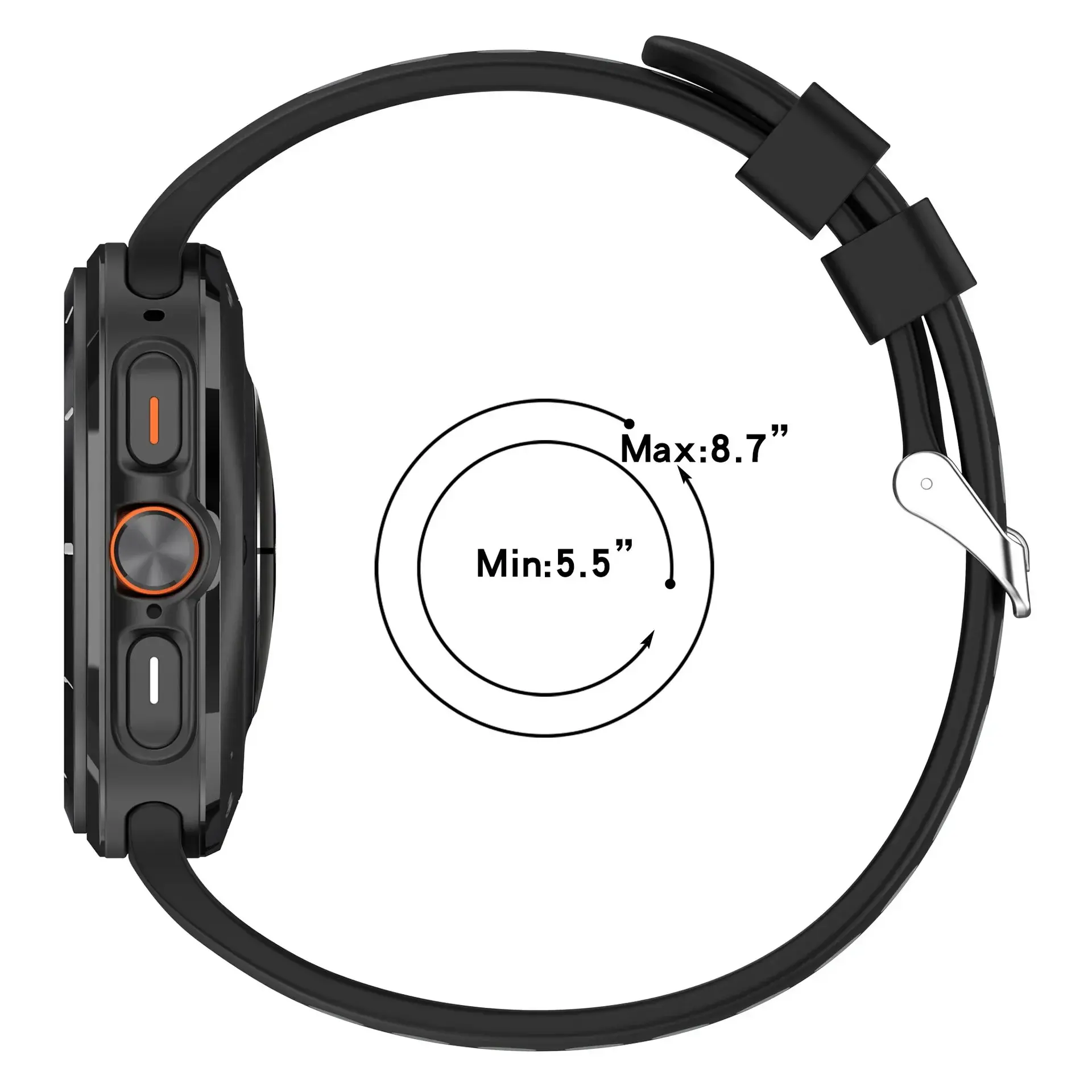 Silicone Bicolor Strap For Samsung Galaxy Watch 7 Ultra 47mm band Bracelet Breathable Strap For Galaxy Watch 7 Ultra Sports Band
