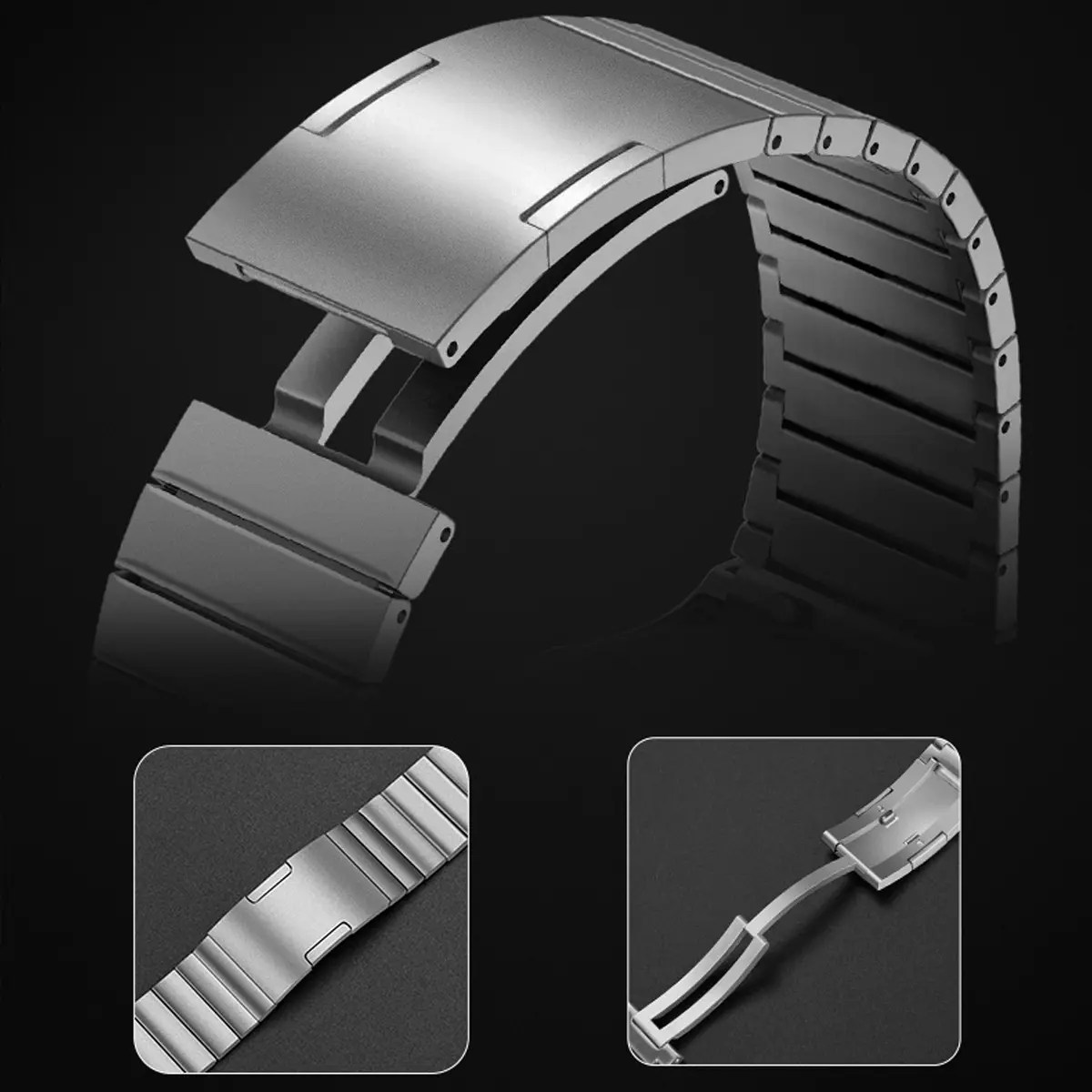 No Gaps Luxury Titanium Strap for Huawei Watch GT 5 Pro 46mm Metal Bracelet for Huawei Watch GT5 46mm Specialized Watch Strap