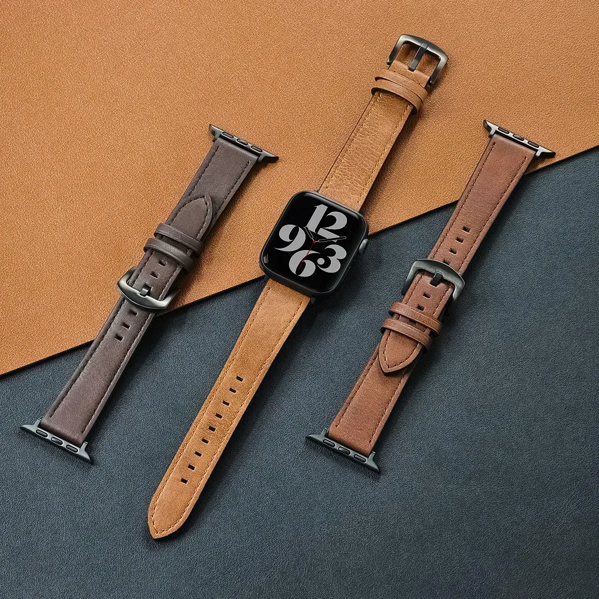 Superfiber Leather Strap Watch Band for Apple Ultra 2 49mm 45mm 44mm 42mm 41mm 40mm 38mm Bracelet for Iwatch Series 9 8 7 6 5 Se