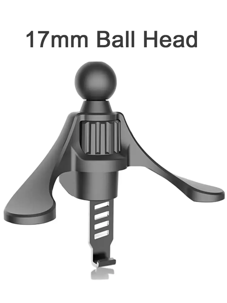 Xnyocn Car Air Vent Clip 17mm Ball Head For Car Air Outlet Phone Holder Stand Magnet Car Mobile Phone GPS Bracket Accessories