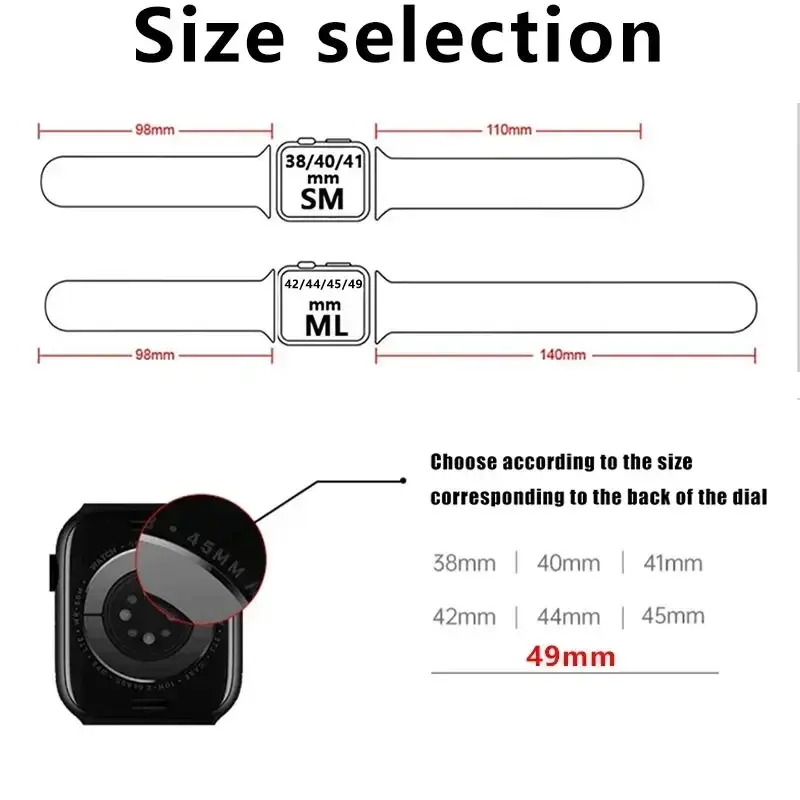 Glass+Case+Strap for Apple Watch Band 49mm 45mm 44mm 41mm 40mm 38mm 42mm Screen Protectors for Apple IWatch Series  9 8 7 6 SE 5