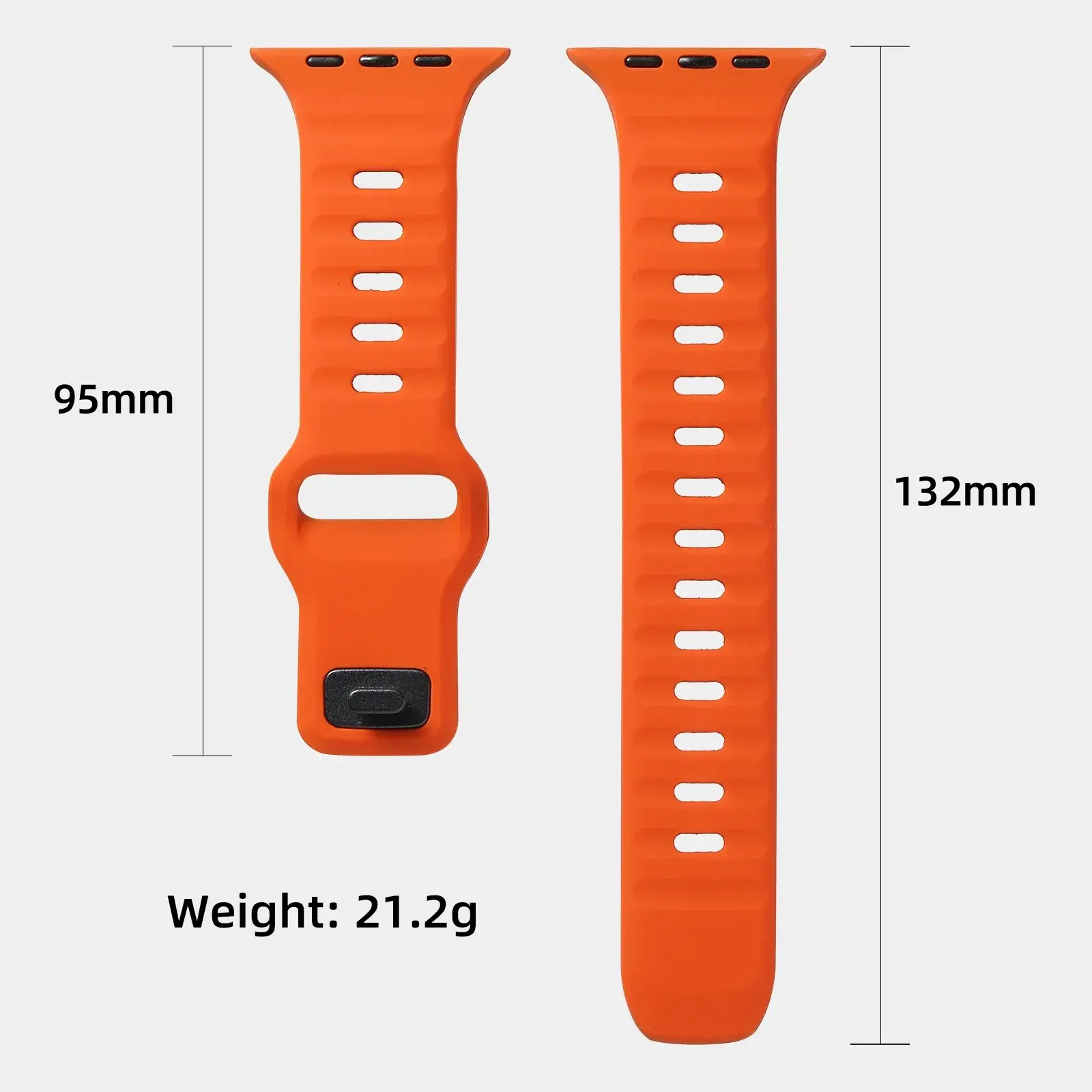 Silicone Strap for Apple Watch Band Ultra 2 49mm 46mm 44mm 45mm 41mm 40mm 42mm Two-tone Bracelet Iwatch Serise 10 9 8 7 6 SE 5 4