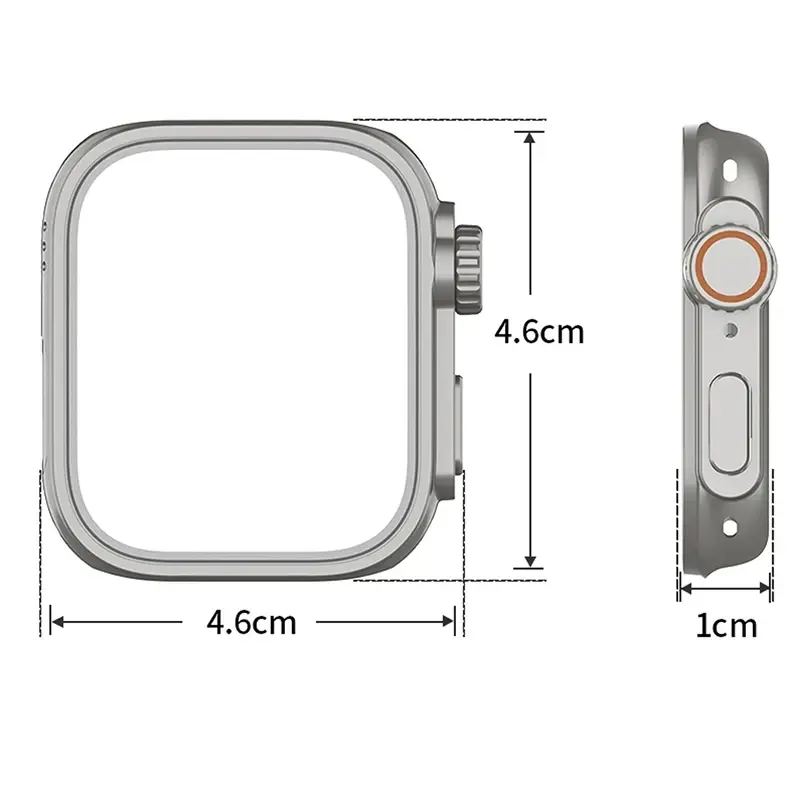 Change To Ultra Case for Huawei Watch Fit 3 Tempered Glass Cases Cover Screen Protector for Huawei Watch Fit3 Upgrade to Ultra 2