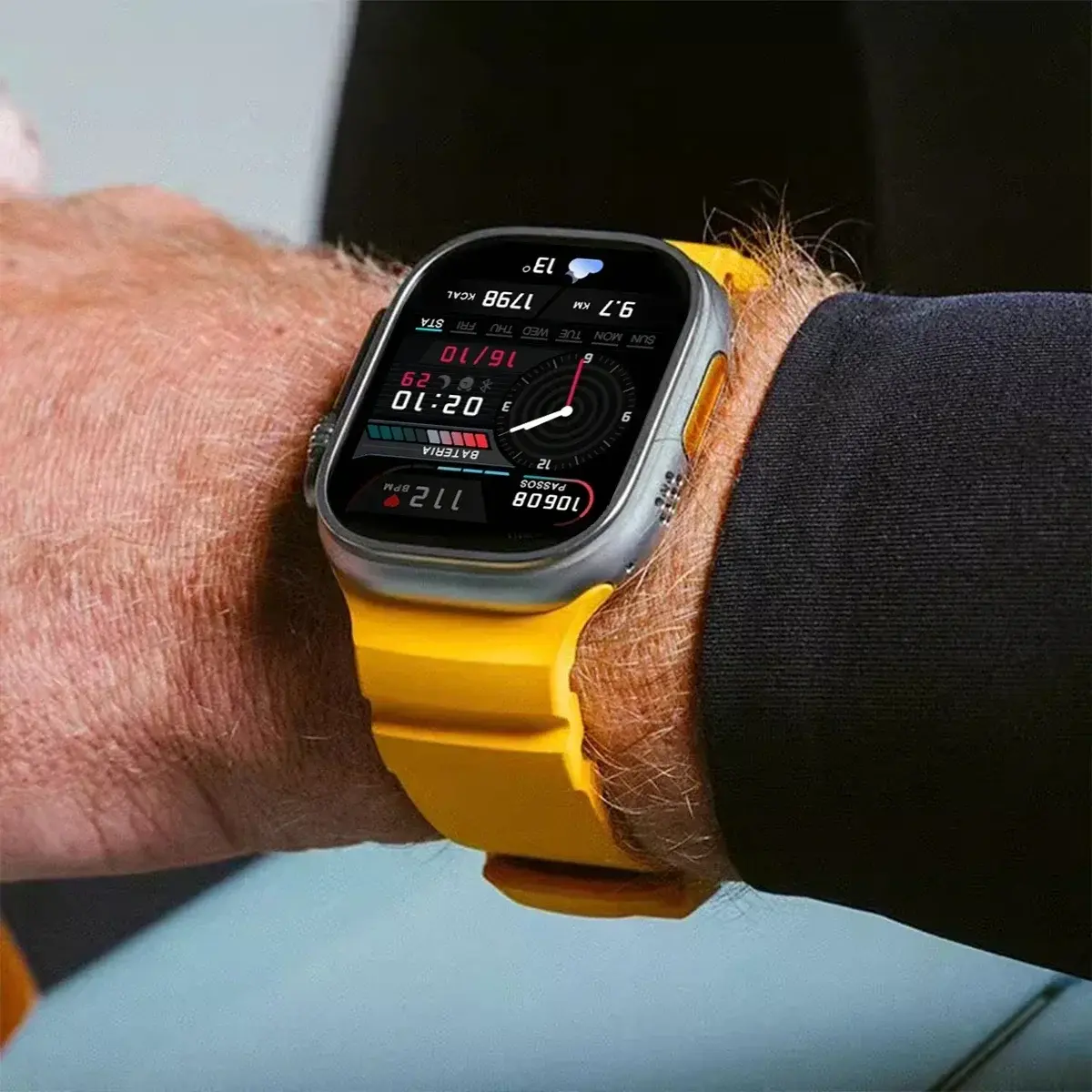 Soft Silicone Strap For Apple Watch Ultra 10 9 8 7 6 5 SE High-end Bracelet Wristband iWatch 46mm 45mm 49/44mm Accessories