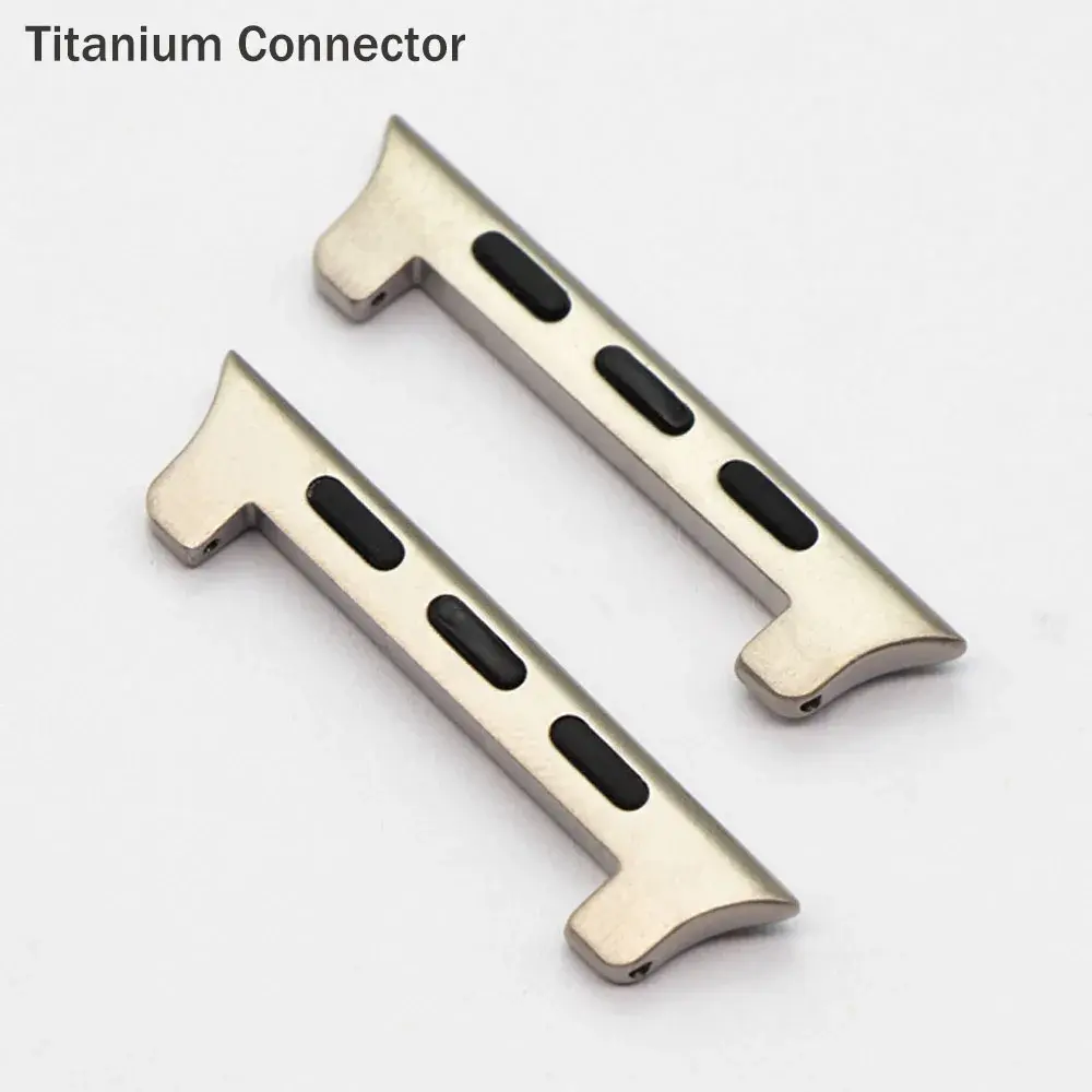 22mm Titanium Connector for Apple Watch Band 49mm 45mm 44mm 42mm Connectors Accessories Adapter for Iwatch Ultra 8 7 6 5 4 Se