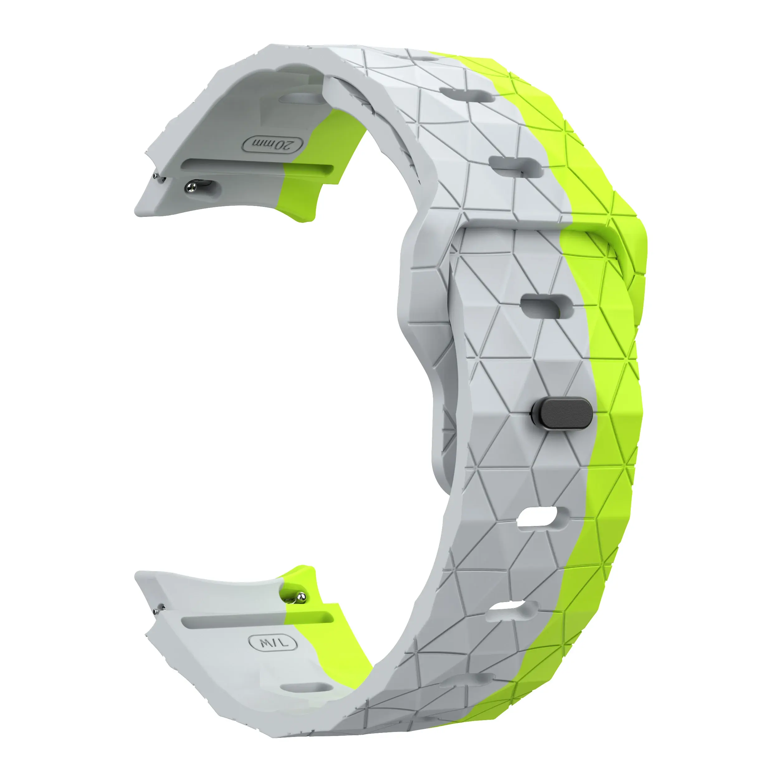 20mm strap for Samsung Galaxy Watch 4 40mm 44mm/5/6 Classic 43mm 47mm/5 pro 45mm No Gaps 20mm Silicone band Galaxy watch 6 strap