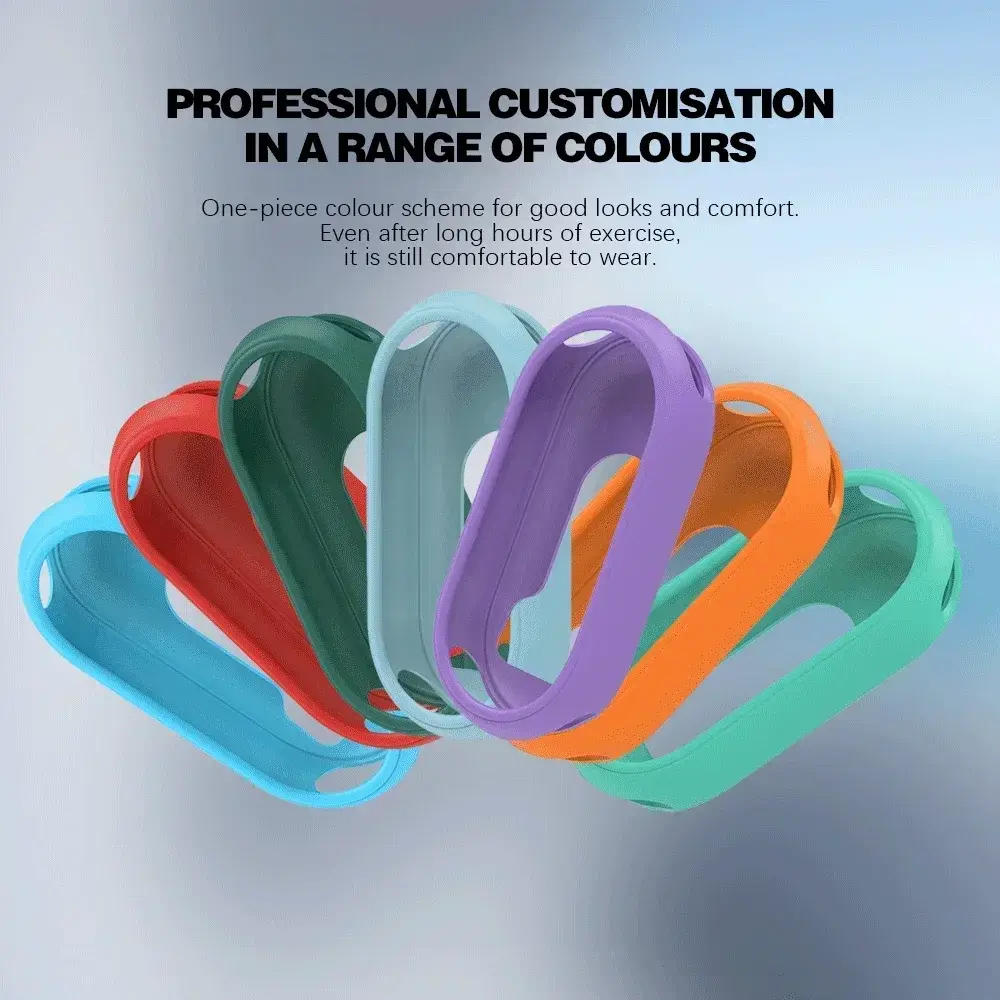 Soft Silicone Protector For Xiaomi Mi Band 8 Smart Watch Accessories Anti-Shock Shock-Proof Watch Cover Shell Without Scree Film