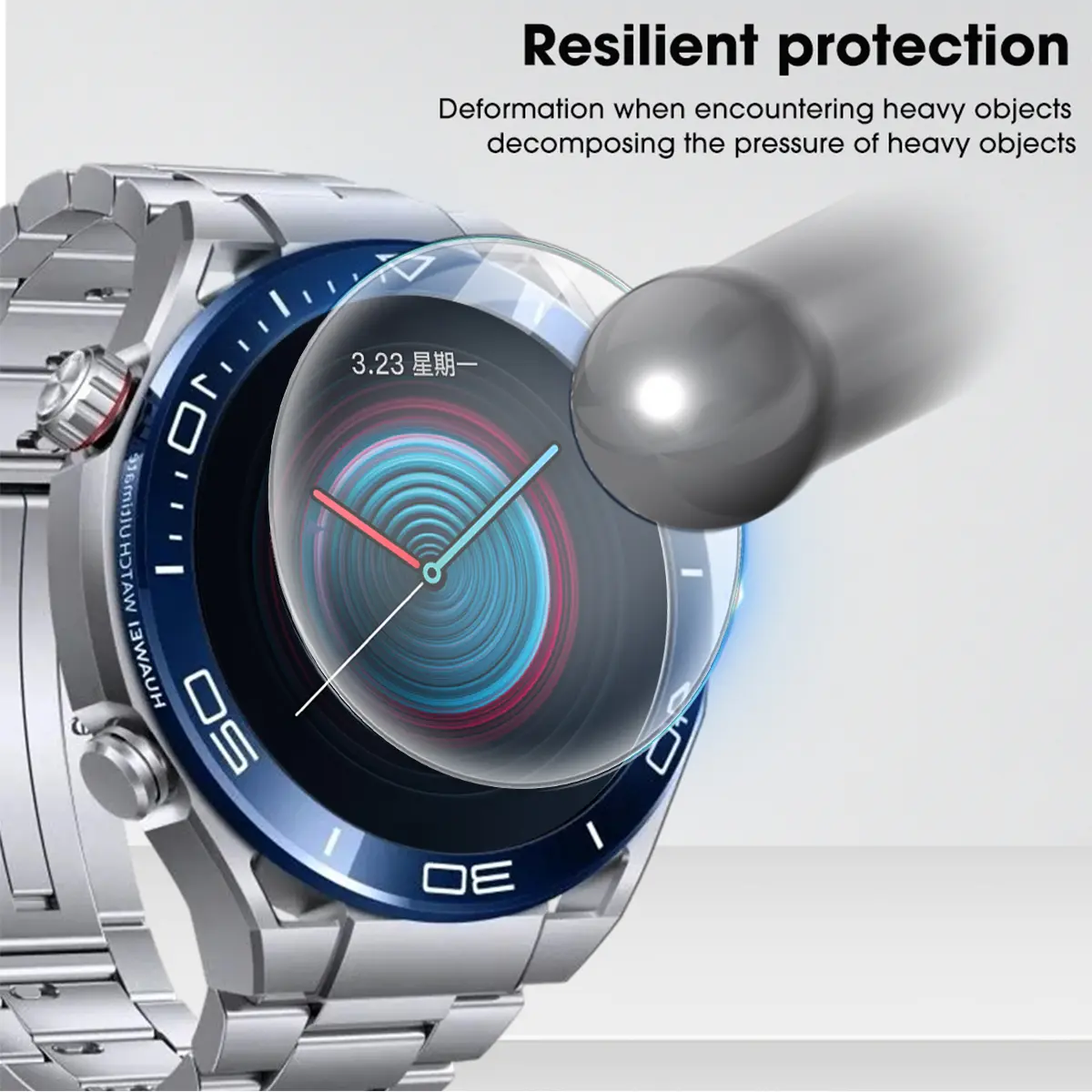 1-5Pcs HD Screen Protector For Huawei Watch Ultimate 9H Tempered Glass Protective Film for Huawei Ultimate Anti-scratch Film