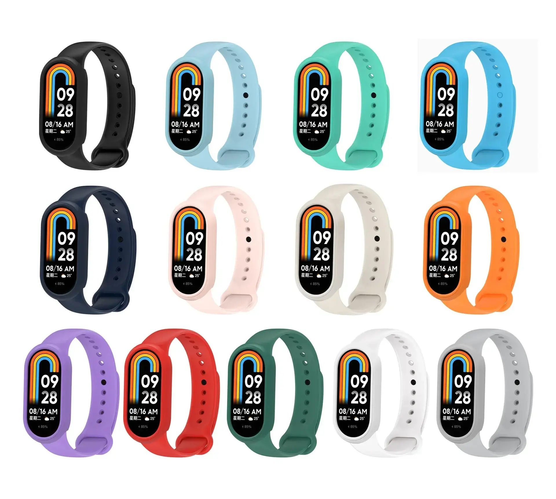 TPU Silicone Watch Case For Xiaomi Band 8 case Protective Shell For Xiaomi Band 8 Smart Bracelet Case For Mi Band 8 Accessories