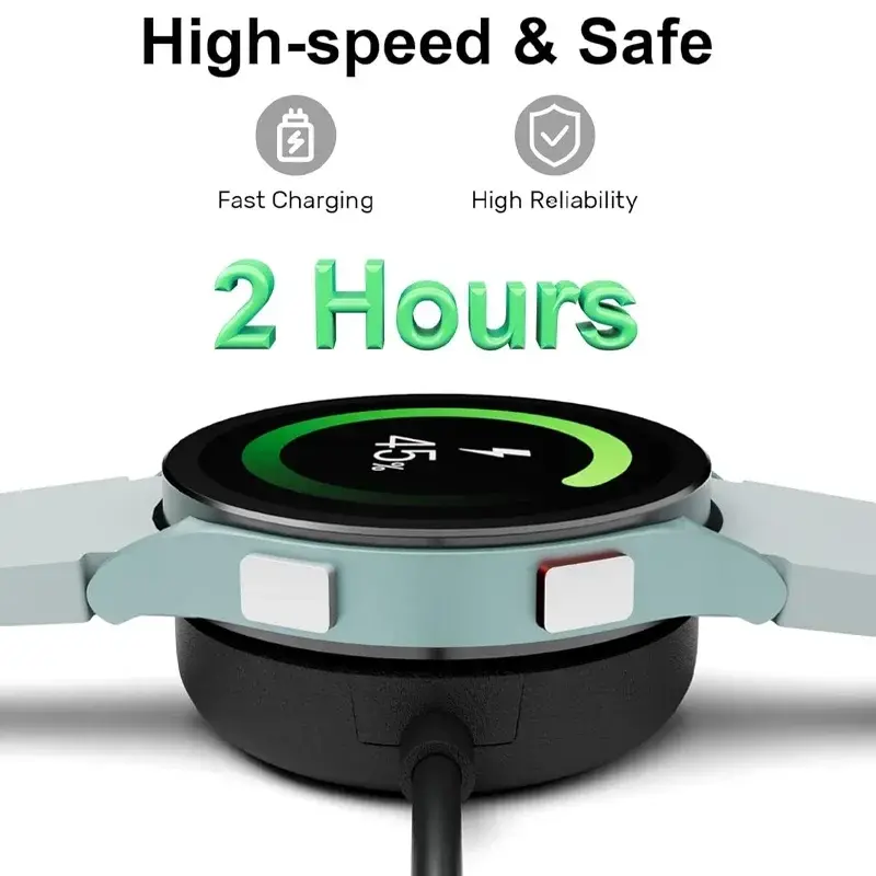 Fast Magnetic Charger Cable for Samsung Galaxy Watch 6Classic 47mm 43mm Watch 5Pro Watch 4 Charging Bracket USB TypeC Interface