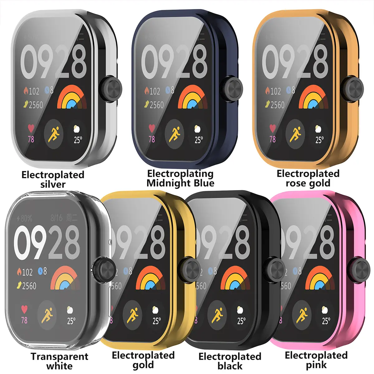 TPU Screen Protector For Xiaomi Redmi Watch 4 Smart Watchband Case Protective Cover Shell Soft Protective Case For Redmi Watch 4