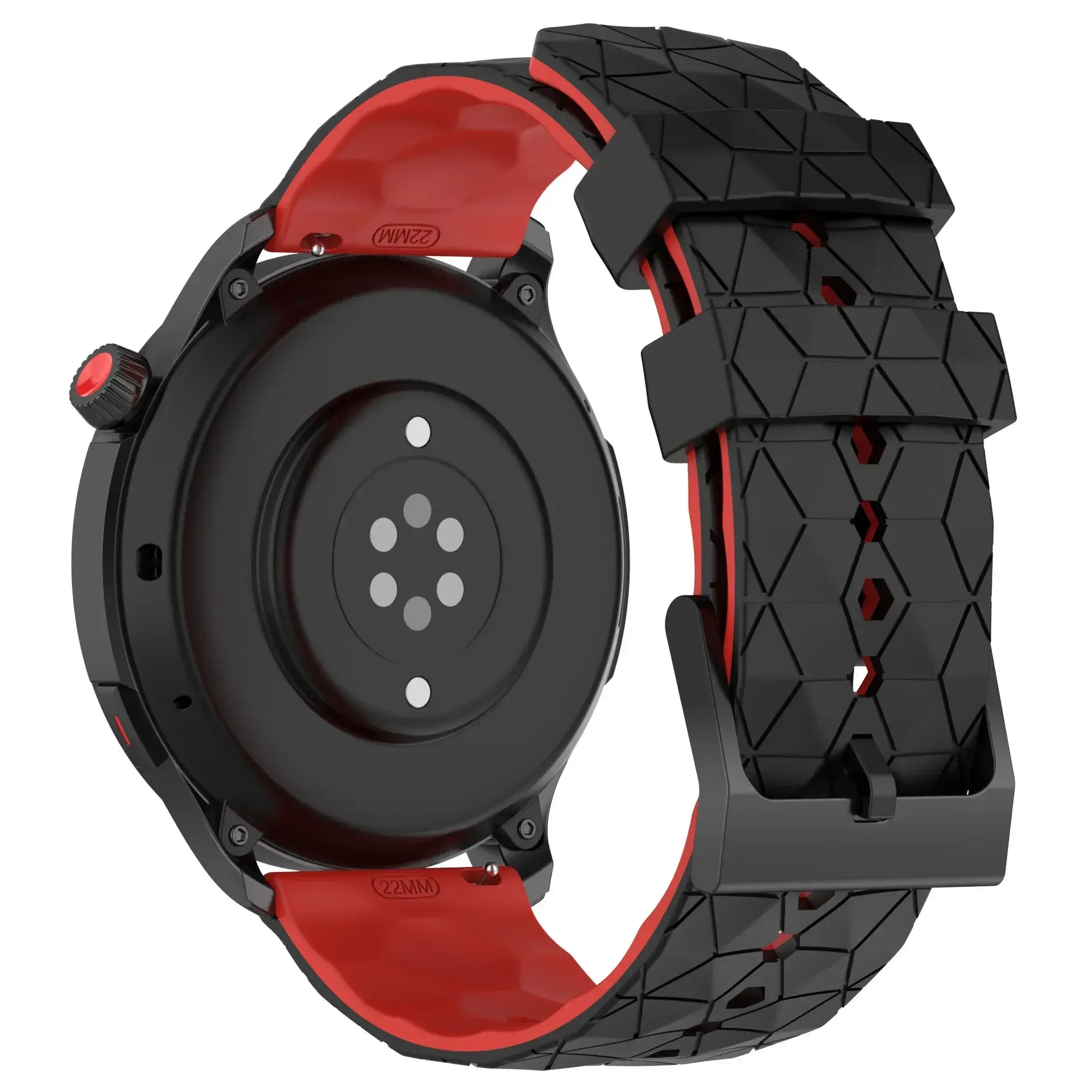 20mm 22mm Football Sport Silicone Strap for Samsung Galaxy Watch 6 5 Pro 4 44 40mm Classic  42mm 46mm Band for Huawei GT 2/3/4