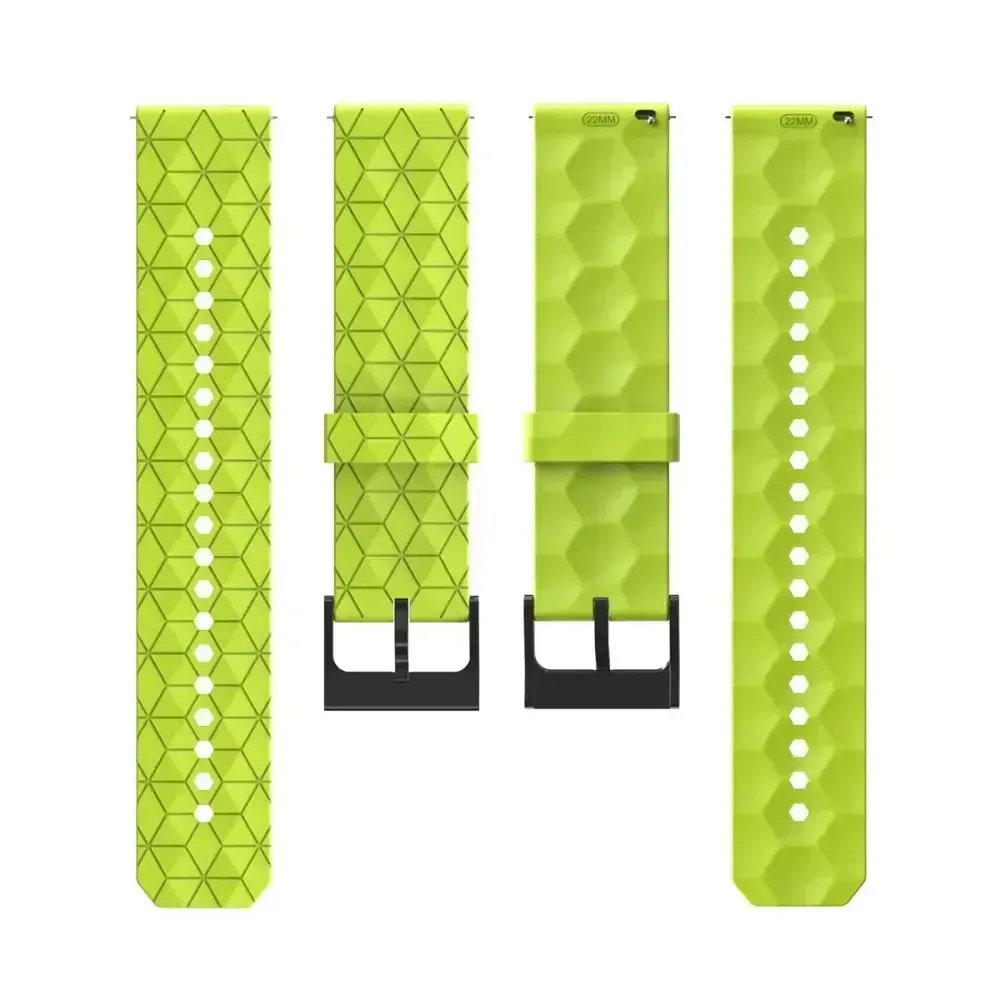 20mm 22mm Football Sport Silicone Strap for Samsung Galaxy Watch 6 5 Pro 4 44 40mm Classic  42mm 46mm Band for Huawei GT 2/3/4