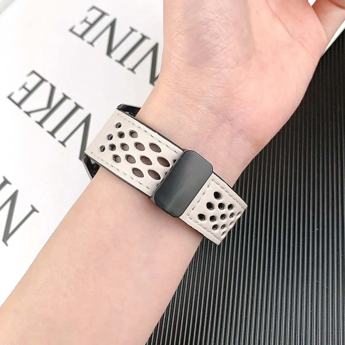 Magnetic Buckle Leather Strap For Amazfit T-REX 3 2 Sports Bracelet Watchband For Huami Amazfit Watch T-REX/Pro Wrist Band