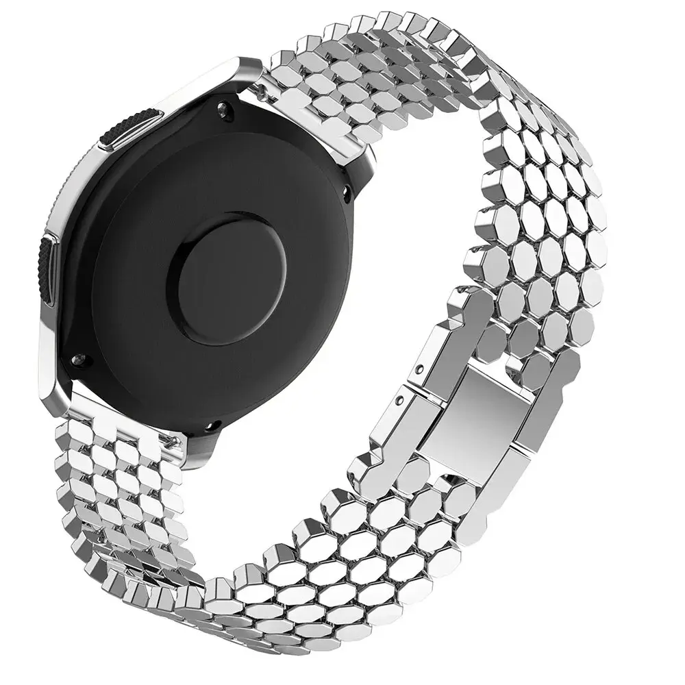 22mm Metal Stainless Steel Strap for Samsung Galaxy 46mm Gear S3 Classic Band Watch 3 45mm for Huawei Watch Bracelet Link Strap