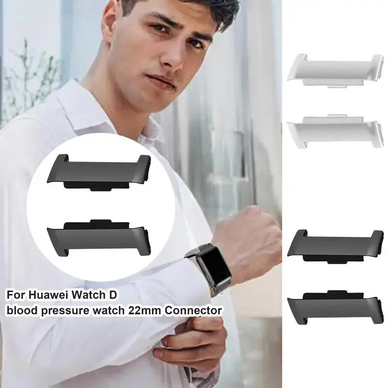 1pair Adapter For Huawei Watch D2 Watchband Strap Connector Bracelet 22mm Width Stainless Steel Accessories for Huawei Watch D