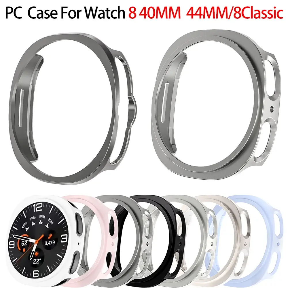 PC Hard Case For Samsung Galaxy watch 8 Classic Matte Cover Protective For Galaxy Watch 8 40mm/44mm Hollow Out Shell Accessories