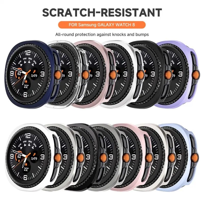 PC Hard Case For Samsung Galaxy watch 8 Classic Matte Cover Protective For Galaxy Watch 8 40mm/44mm Hollow Out Shell Accessories