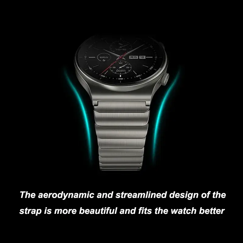 22mm Luxury Stainless Steel Band For Huawei Watch GT3 GT2 Pro/GT 2e/GT2 46mm Strap Metal Bracelet for Huawei Watch 4/4pro/3/3pro