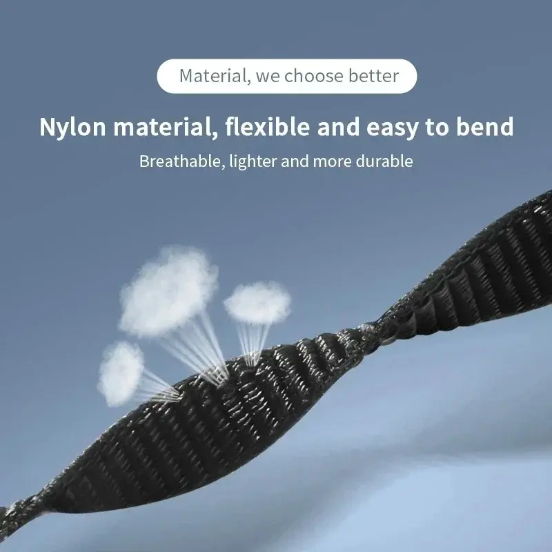 Nylon Loop for xiaomi Mi Band 9 8 Strap 8 NFC SmartWatch Wristband Correa Replacement sport pulsera for Miband 8 Bracelet Correa