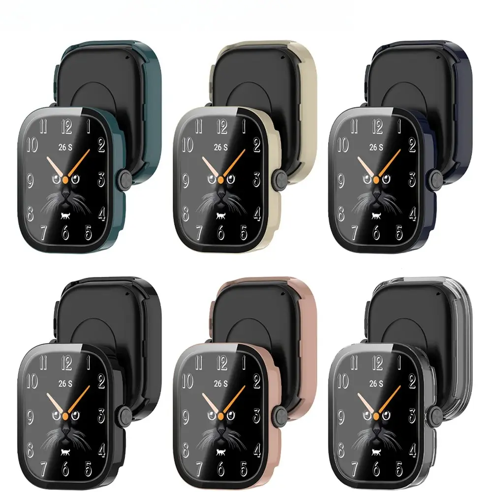 Hard Glass+PC Case For Xiaomi Redmi Watch 5 4 3  3/5Active Lite Cover Hard Screen Protector Watch BUMPER Cases For Redmi Watch 5