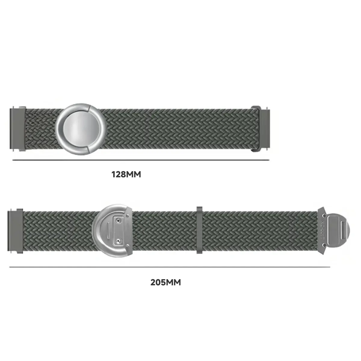 18mm 20mm 22mm Braided Nylon Loop Strap for Huawei Watch GT5/GT4 Pro Parachute Buckle Comfortable Band for Samsung Watch 7 6 5 4