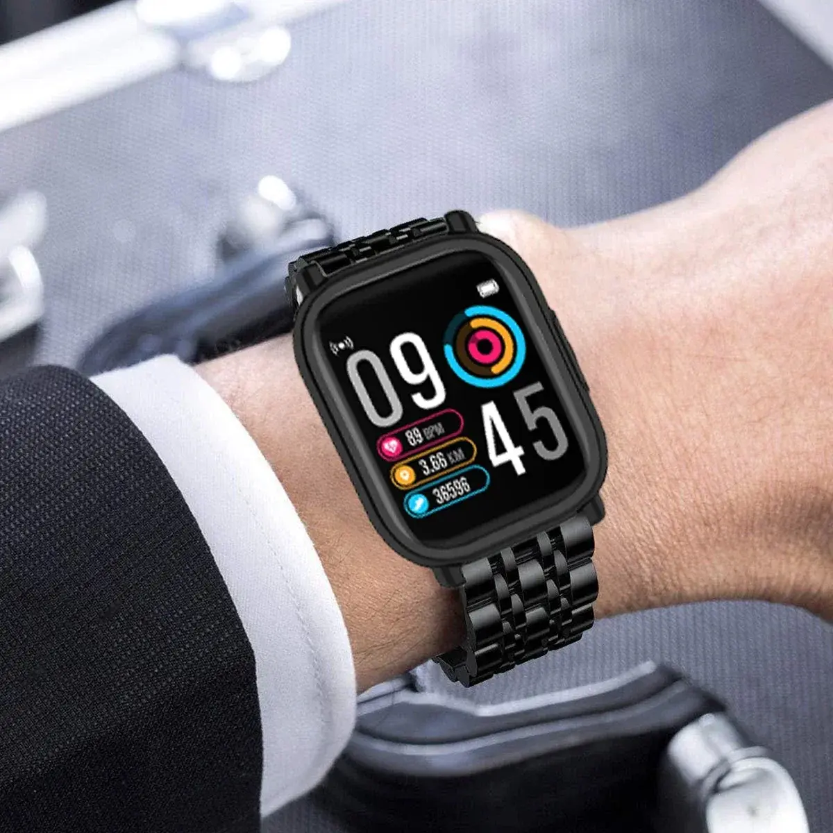 Metal Strap Case for Redmi Watch 5 Active Watchband for Redmi Watch 5 Lite Bracelet+Cover Protectors Stainless Steel Wristbands